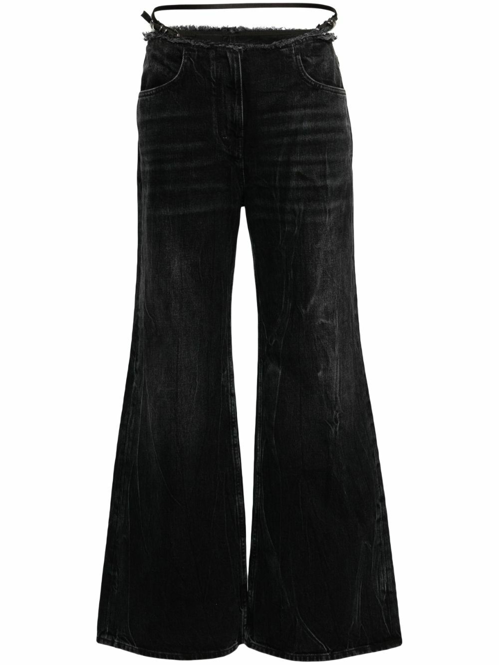 Givenchy Oversized Jeans In Denim With Patches Bw512f5y9k 402 main image 0