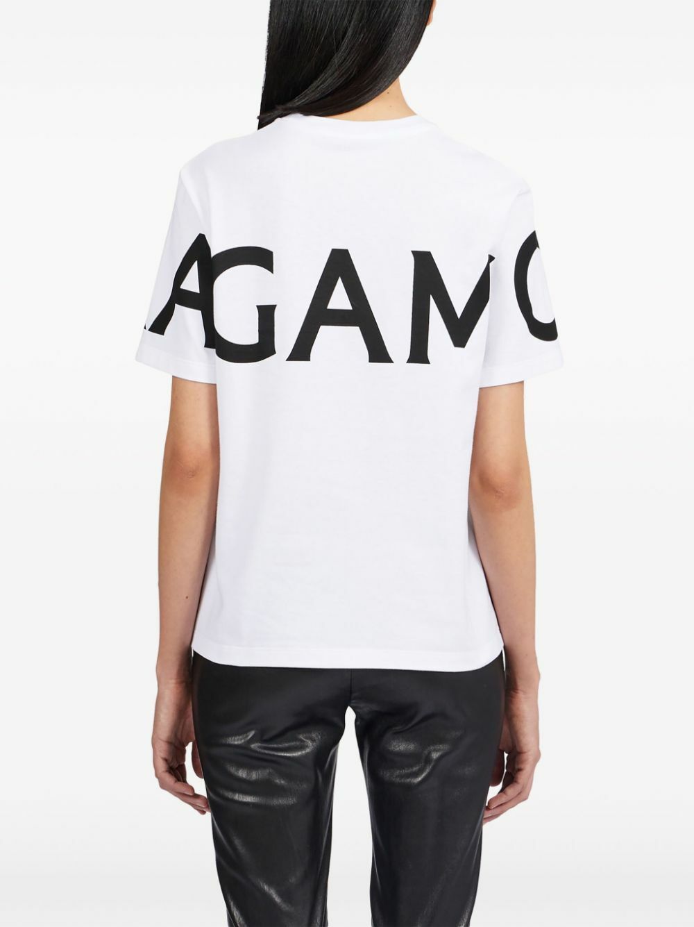 FERRAGAMO - Logo Cotton T-shirt Salvatore Ferragamo