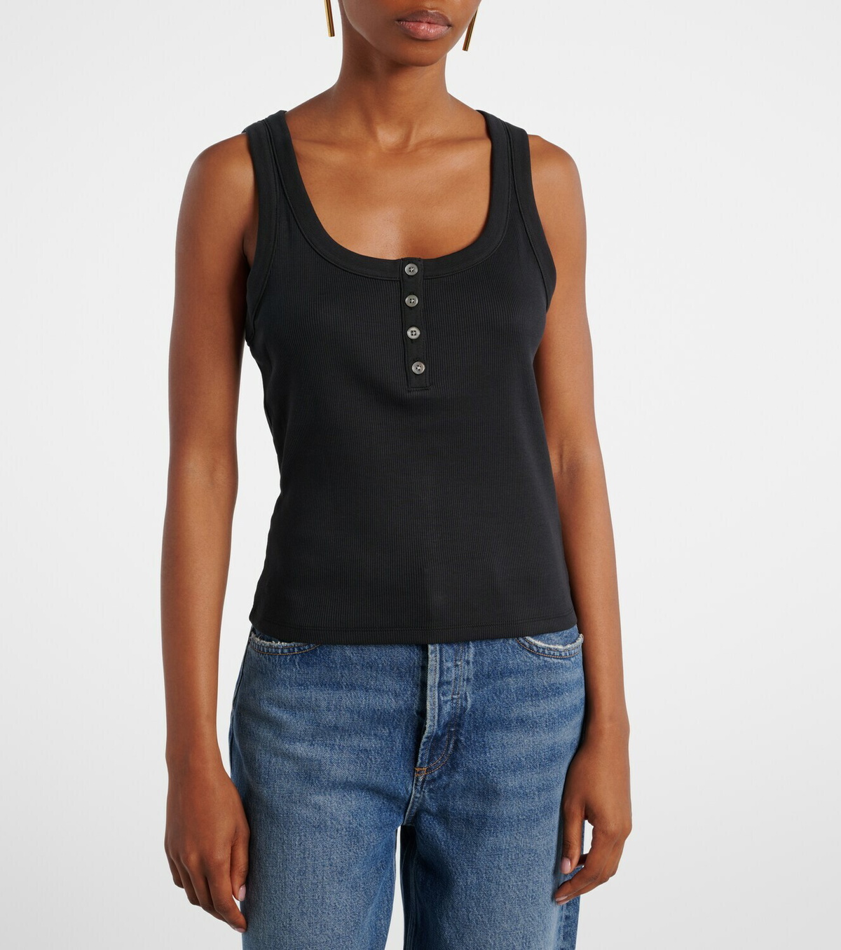 Veronica Beard Abbott cotton-blend tank top