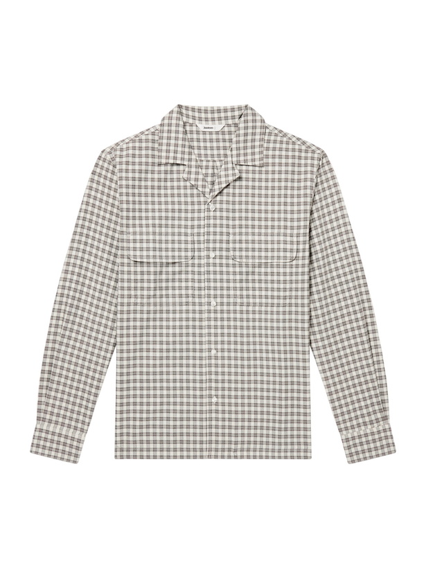 Photo: 3sixteen - Checked Cotton Shirt - Neutrals