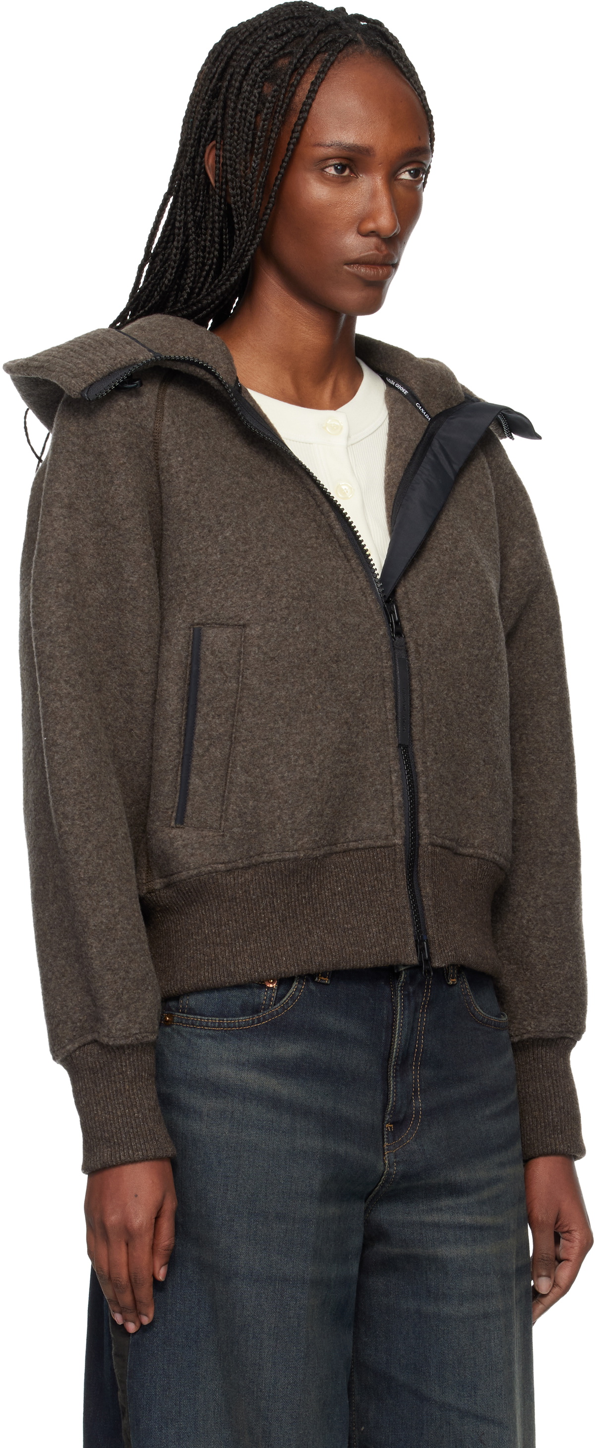 Canada Goose Brown 'Black Label' Chilliwack Bomber Jacket