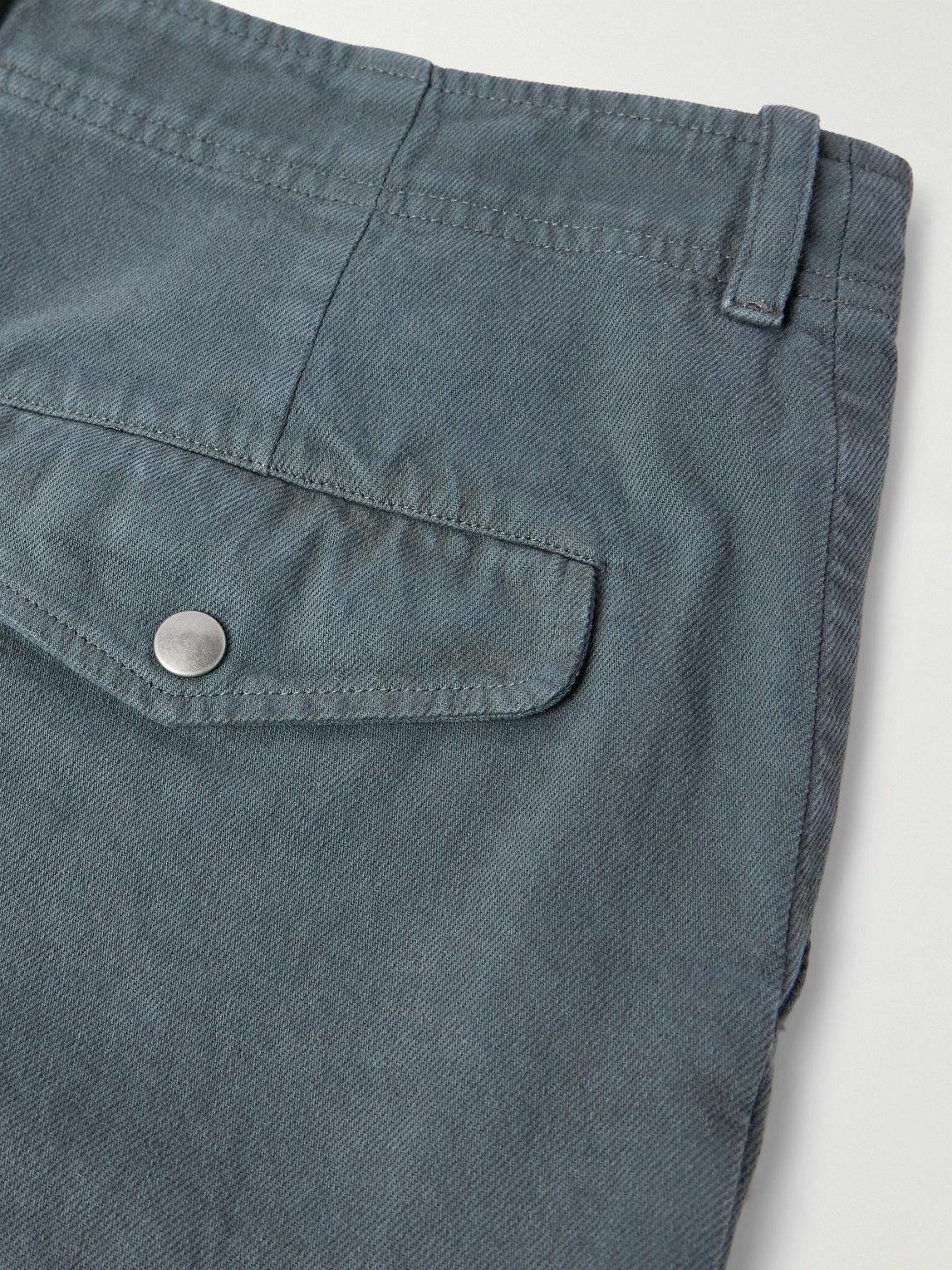 A.P.C. - Duncan Straight-Leg Organic Cotton-Twill Trousers - Gray