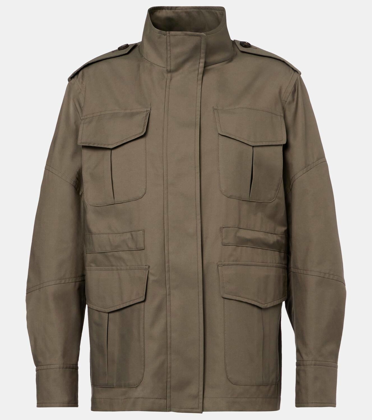 ジャケット S MAX MARA COTTON JACKET S Max Mara Leila cotton-blend twill jacket S Max Mara