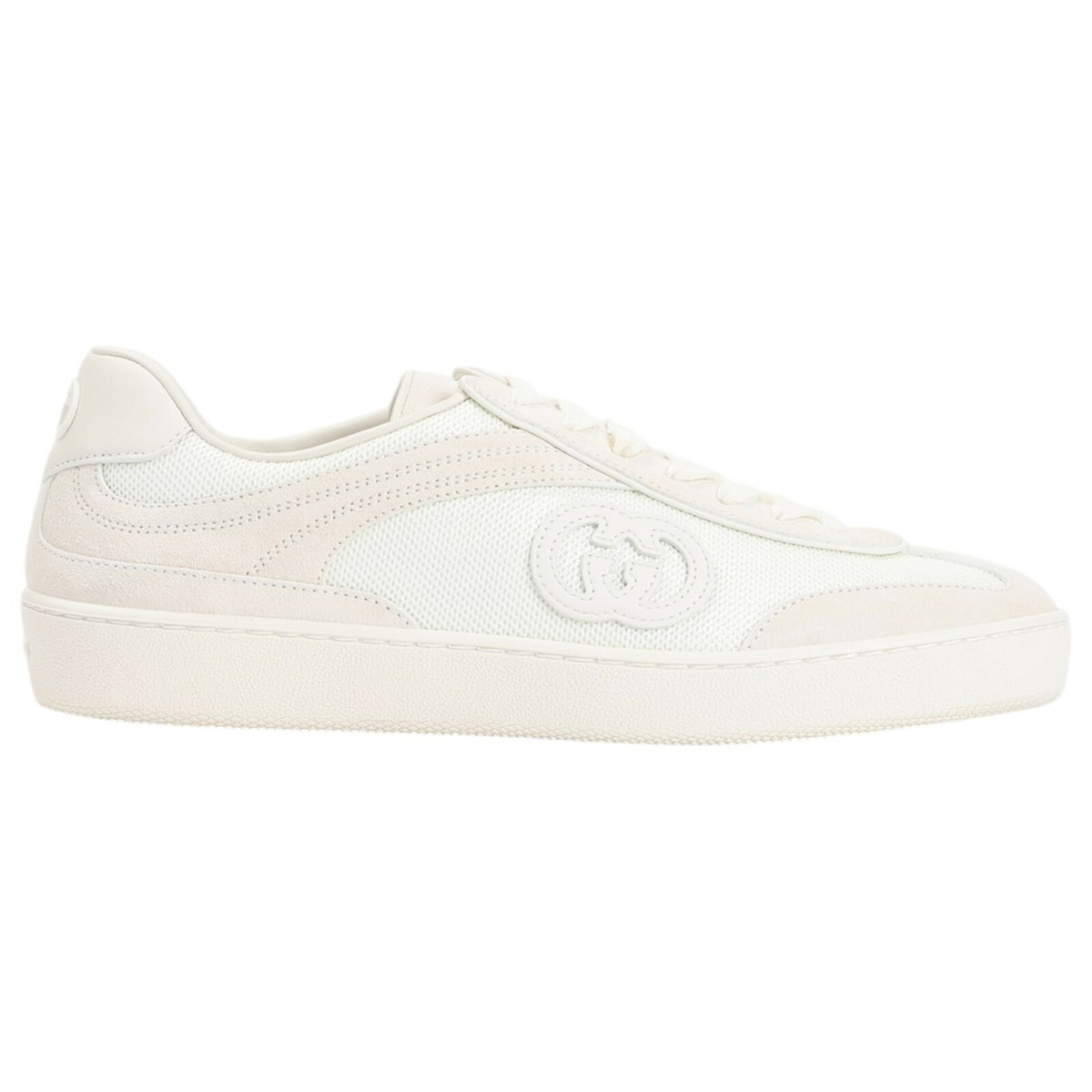 スニーカー GUCCI RE-WEB SNEAKER IN IVORY/BEIGE/EBONY GG FABRIC Gucci Re-web Sneaker In Ivory/beige/ebony Gg Fabric