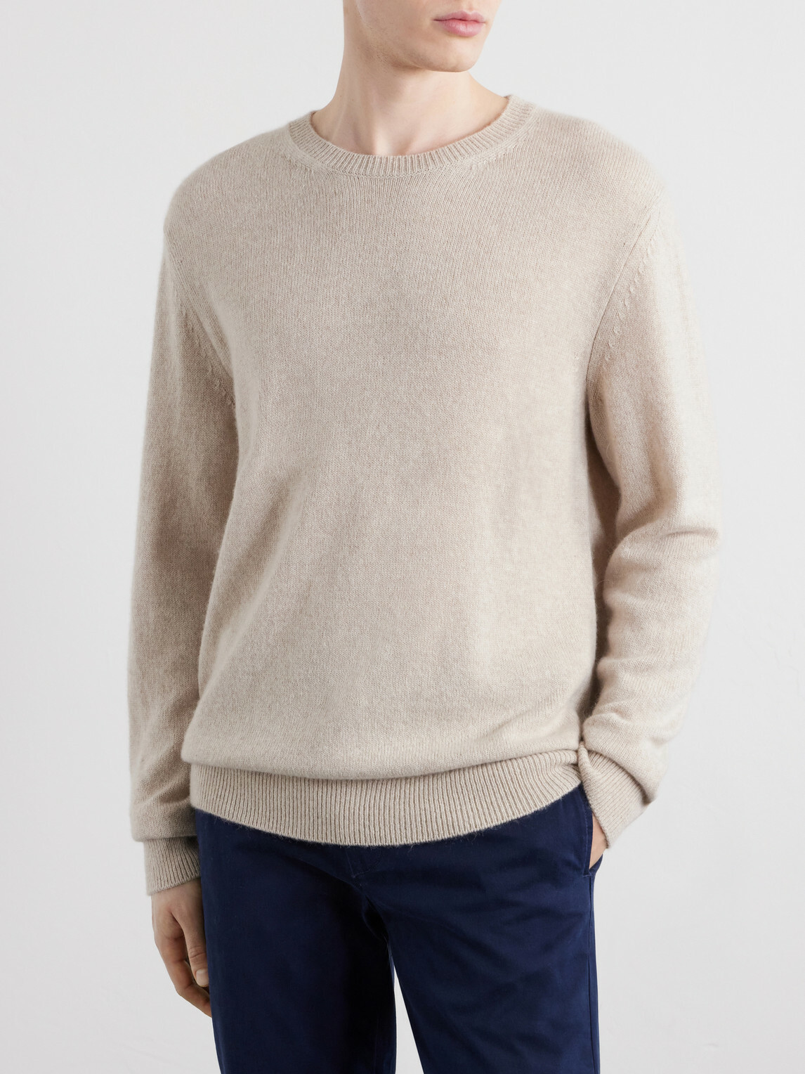 Massimo Alba - Ares Cashmere and Alpaca-Blend Sweater - Neutrals