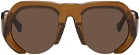 Grey Ant Brown Sphere Sunglasses