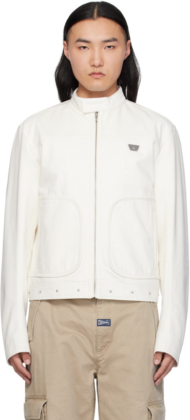 Photo: MISBHV White Star Slim Denim Jacket