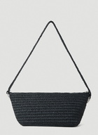 Saint Laurent - Le Raffia Shoulder Bag in Black