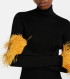 La DoubleJ High Kick cashmere and silk turtleneck sweater