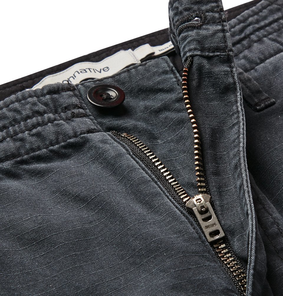 nonnative - Cotton-Ripstop Cargo Trousers - Black Nonnative