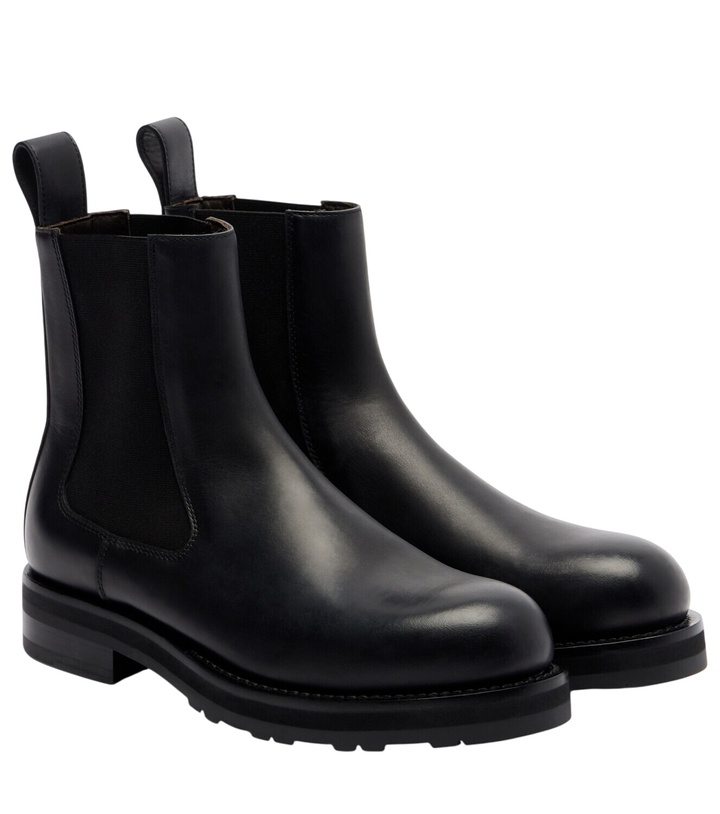 Photo: The Row Leather Chelsea boots