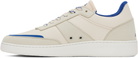 A.P.C. Off-White & Blue Plain Sneakers