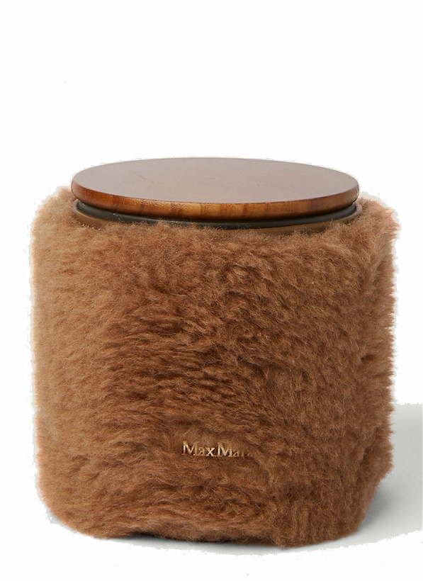 Photo: Fluffy Coat Candle in Brown