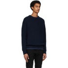 Re/Done Navy Fisherman Sweater