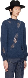 paria /FARZANEH Blue Spider Sweater