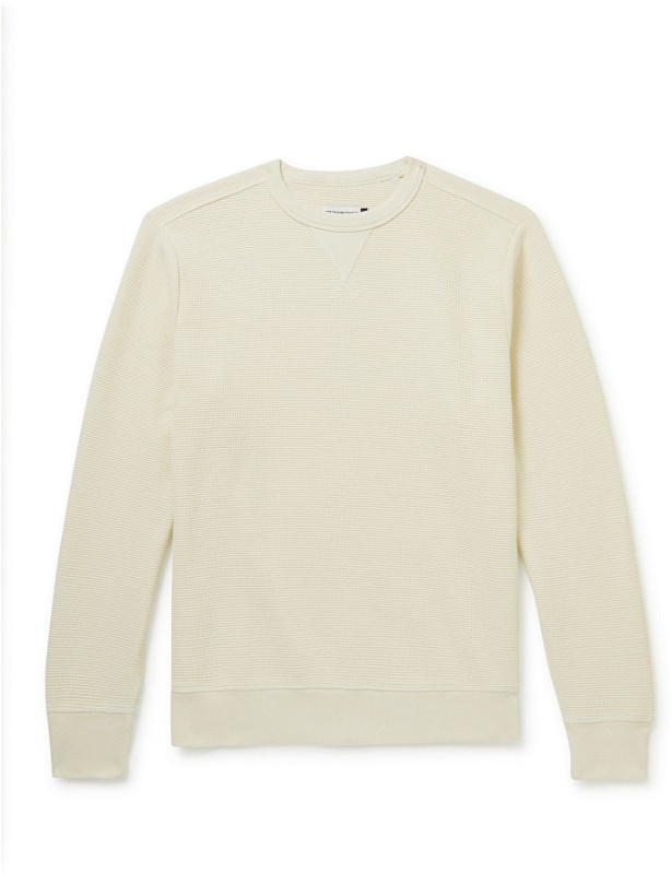 Photo: Pop Trading Company - Logo-Print Waffle-Knit Cotton-Jersey Sweatshirt - Unknown