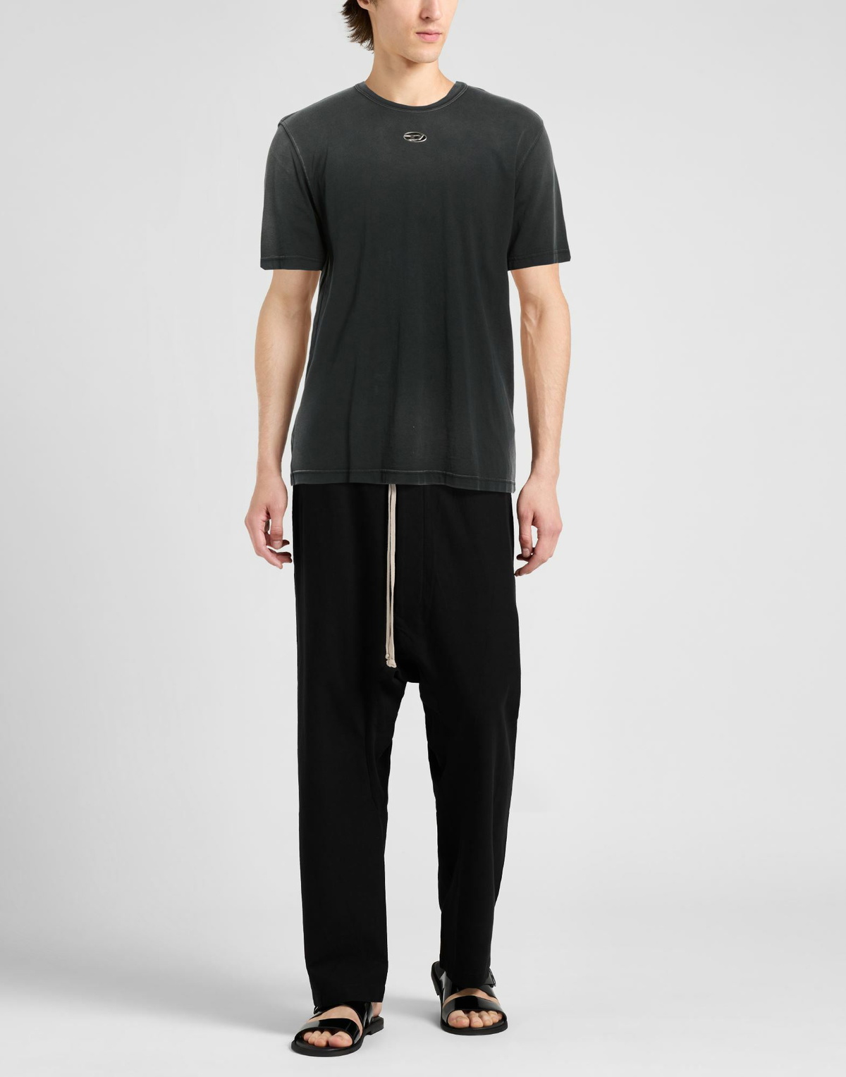 Diesel Mens T-shirt in Black