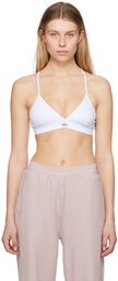 Alo White Splendor Bra