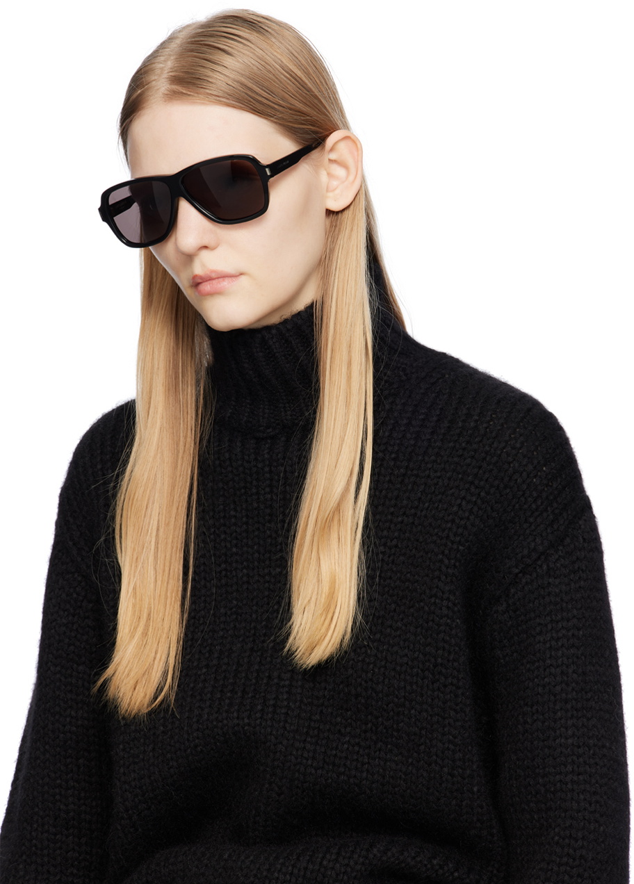 サングラス Saint Laurent Black acetate SL 609 Carolyn sunglasses Saint Laurent Black SL 609 Carolyn Sunglasses Saint Laurent