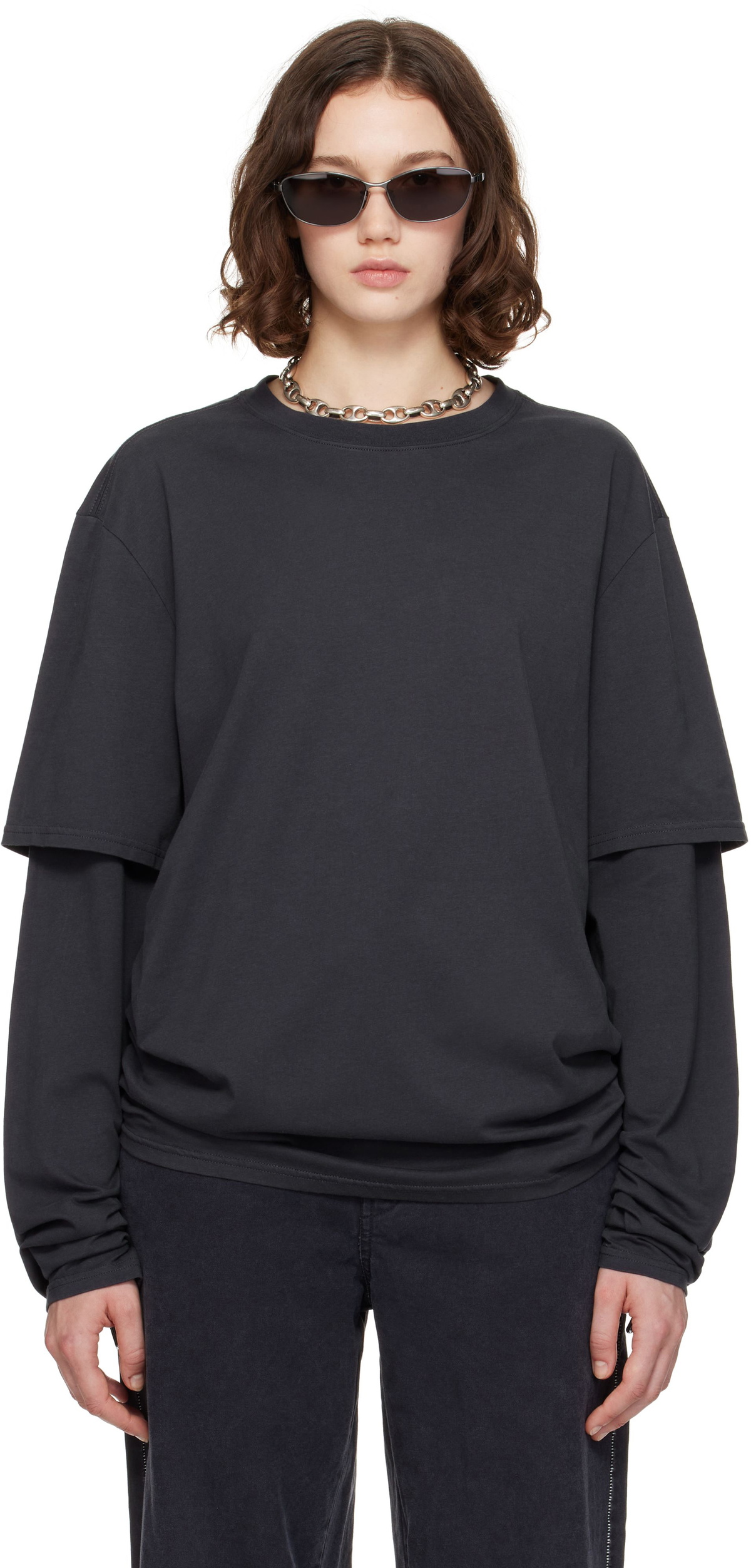 Still Kelly Black Layered 'Winner' T-shirt