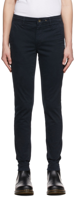 Photo: rag & bone Navy Cotton Trousers