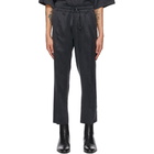 Nahmias Black Silk Campus Trousers