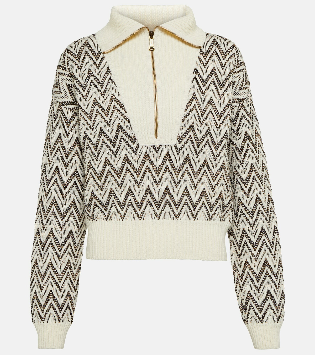 Missoni Zig Zag Wool Blend Sweater Missoni