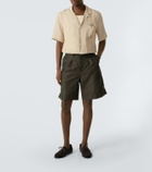 Lardini Linen bowling shirt