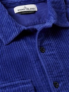 Stone Island - Cotton-Corduroy Overshirt - Blue