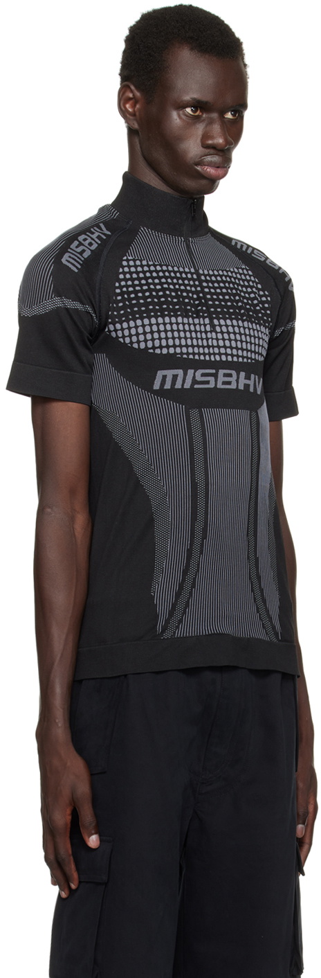 MISBHV Black Sport Europa Quarter-Zip Top MISBHV