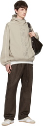 Fear of God ESSENTIALS Gray Active Trace Modern Fleece Hoodie