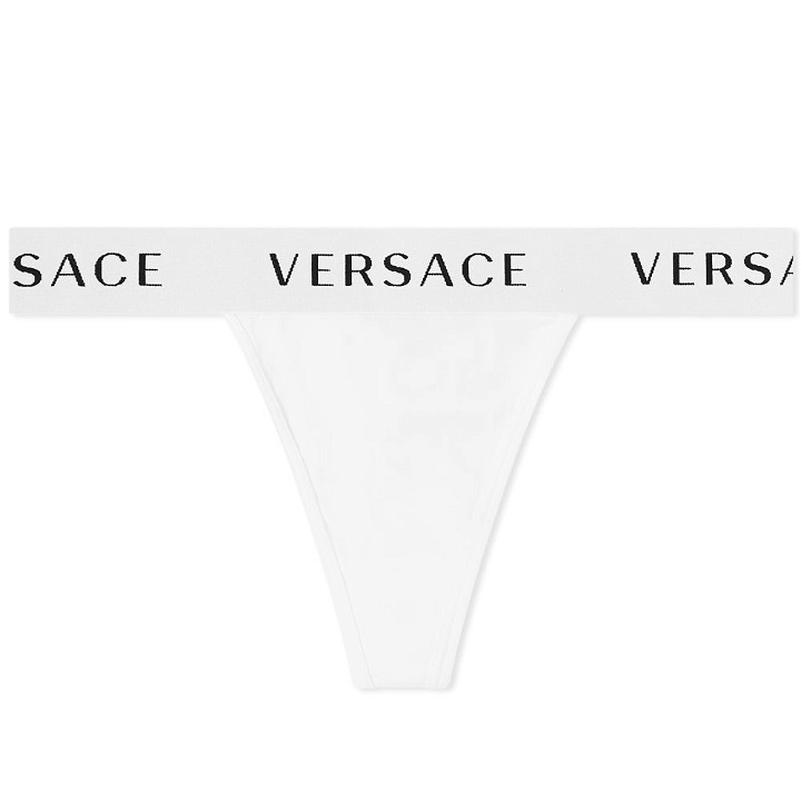 Photo: Versace Tape Logo Thong