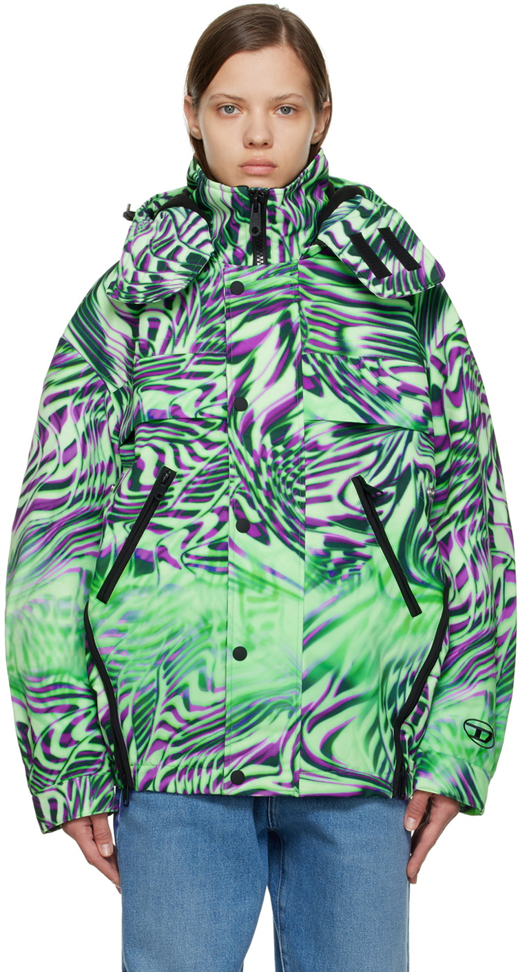 Diesel Green W-Trodd-Psy Jacket