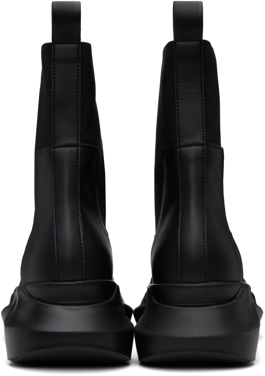 Rick Owens DRKSHDW Black Beatle Abstract Boots
