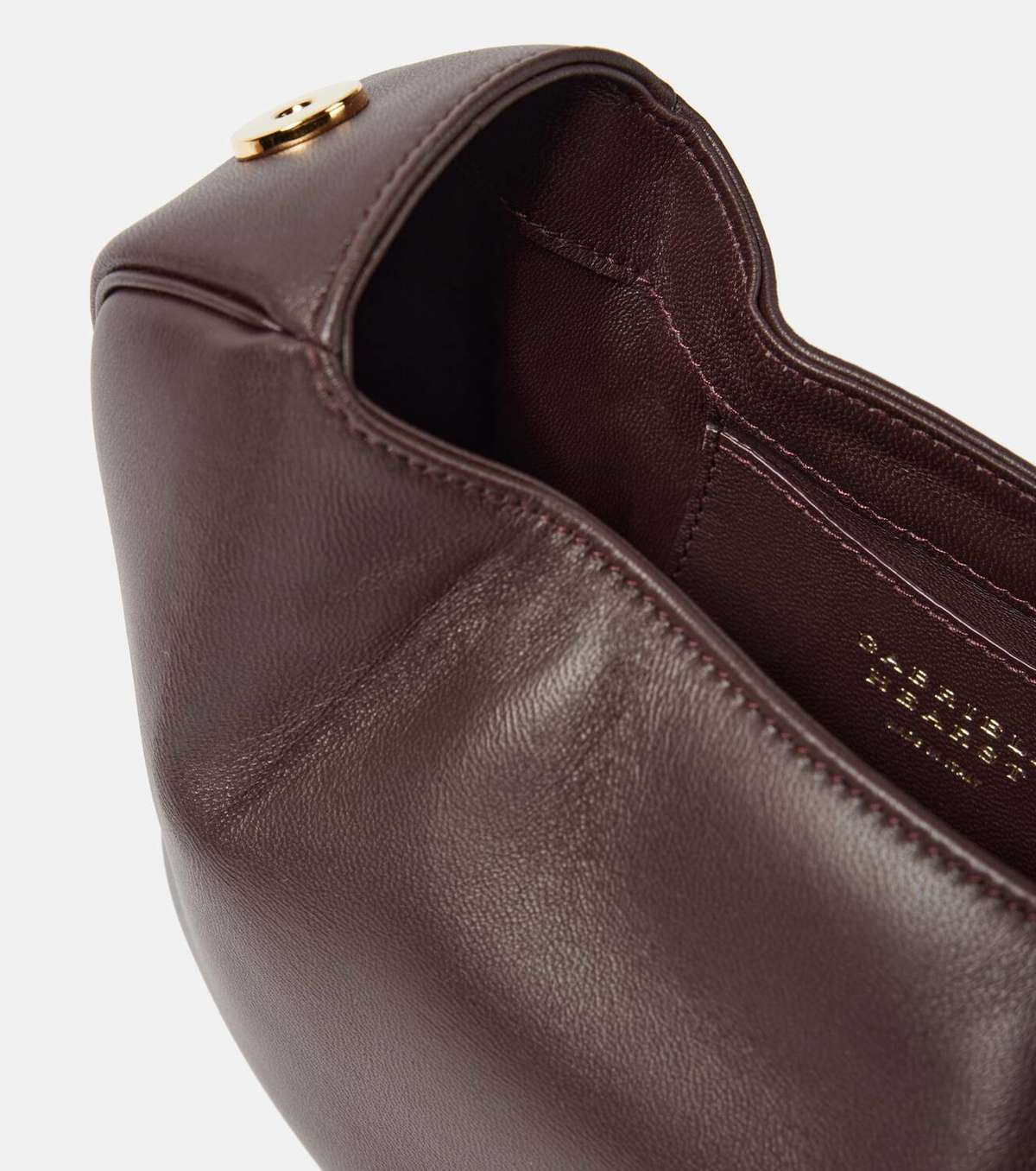 【GABRIELA HEARST】ソフトデミベルベットクラッチ Soft Demi Clutch in Olive Textured Leather – Gabriela Hearst