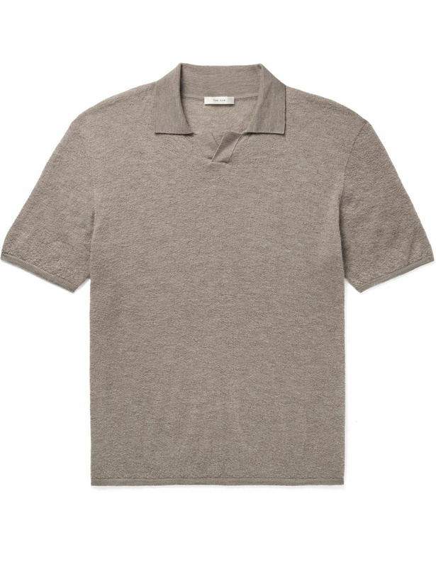 Photo: The Row - Isao Cashmere Polo Shirt - Neutrals