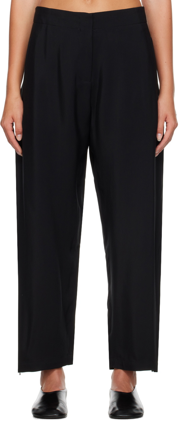 Black Chalco cropped denim trousers, Studio Nicholson