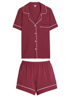 Eberjey Gisele Jersey Pyjama set Burgundy