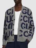 GUCCI - Gg Logo Soft Wool Cardigan