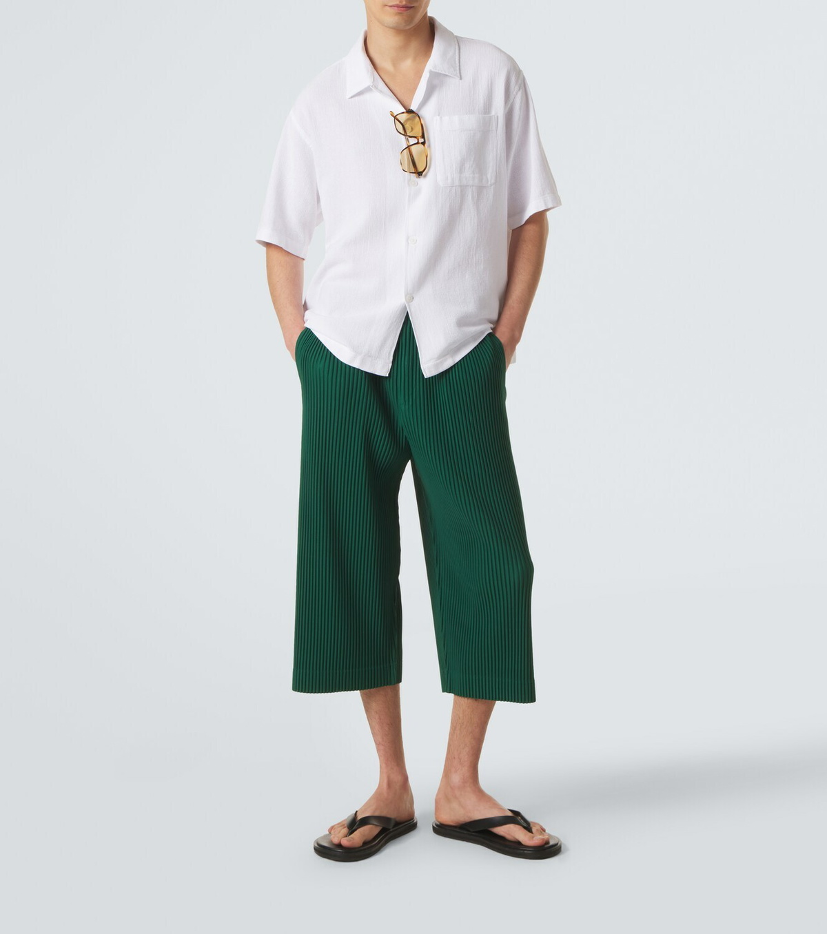 Homme Plissé Issey Miyake Monthly Colors: May pleated straight pants
