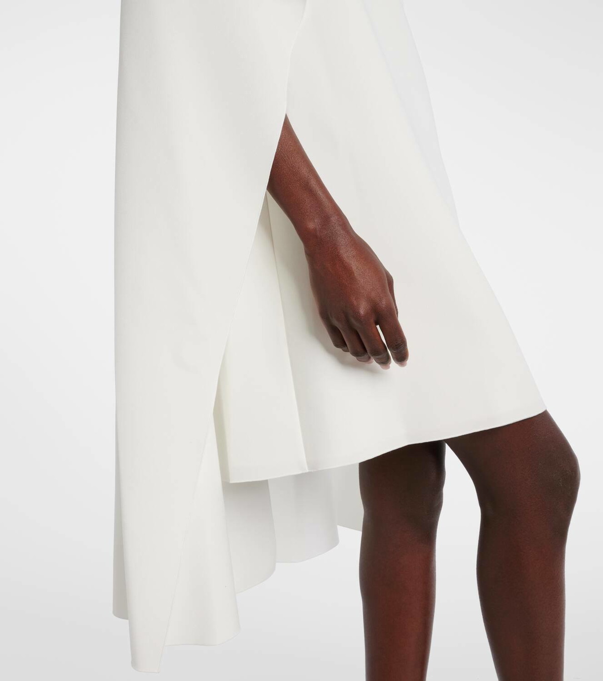 Roksanda Bridal Kaiya caped crêpe minidress
