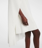 Roksanda Bridal Kaiya caped crêpe minidress