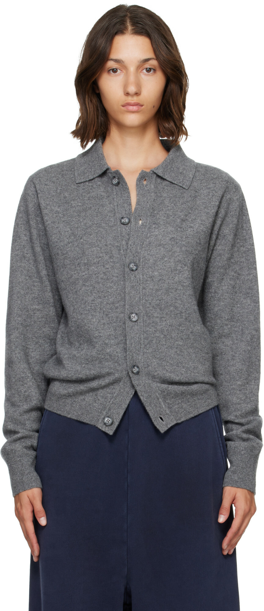Entire Studios Gray Ledge Cashmere Cardigan