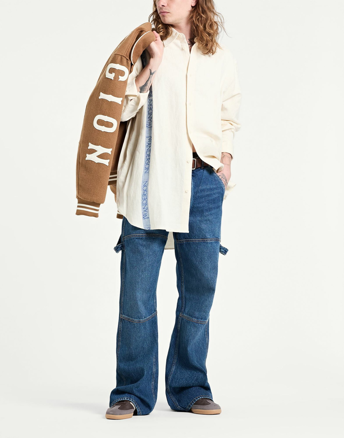 Jw Anderson Mens Shirt Ivory