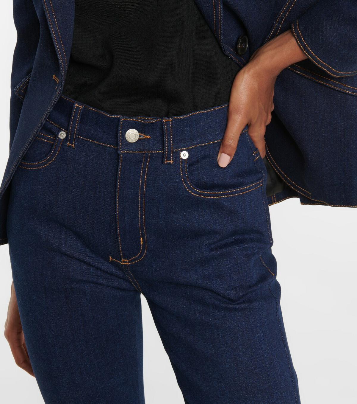 Alexander McQueen High-rise flared jeans Alexander McQueen
