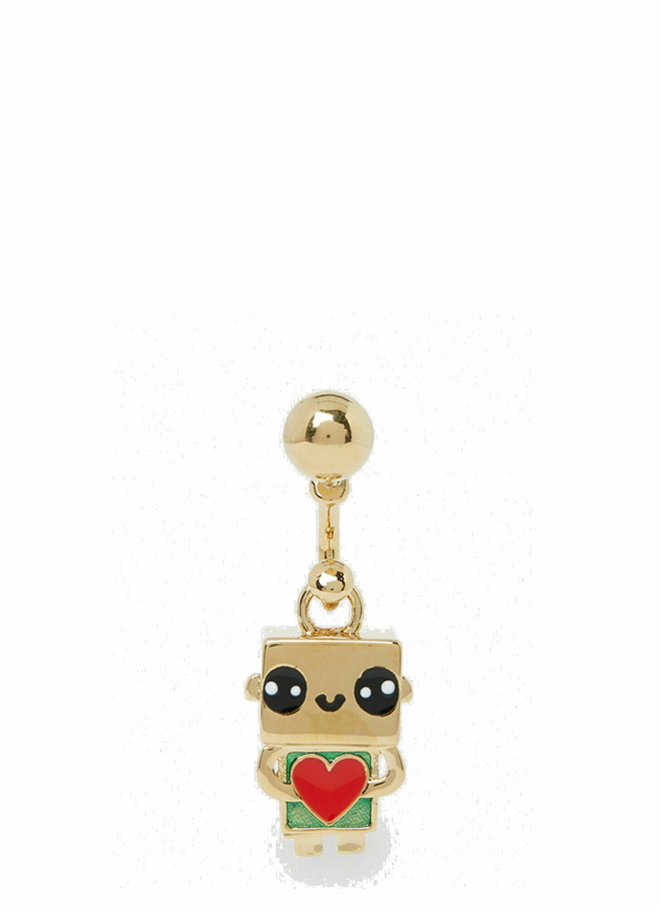 Photo: Robot Earring in Gold