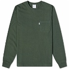 Adsum Men's Long Sleeve Classic Pocket T-Shirt in Dark Green