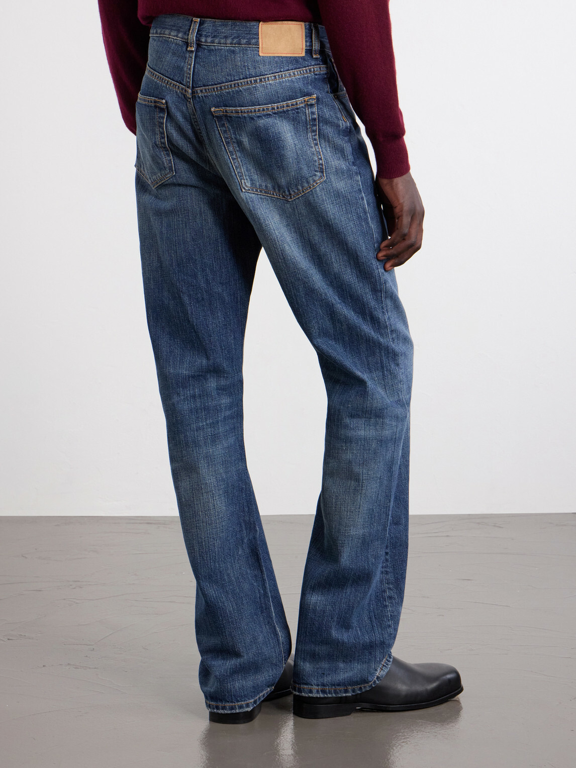 Jeanerica - Vega Straight-Leg Mid-Rise Cotton-Blend Jeans - Blue