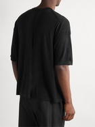 The Row - Dlomu Merino Wool T-Shirt - Black