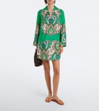Alémais Porter printed linen minidress